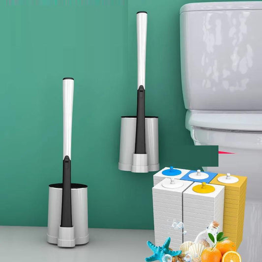 Toilet Brush One-time Wall-mounted Toilet Cleaning No Dead Ends Household Artifacts Disposable Toilet Brushes