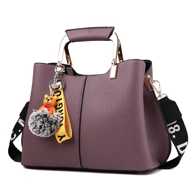 Woman bag European and American style Shoulder Handbag Trendy wild Patent leather bag Big capacity