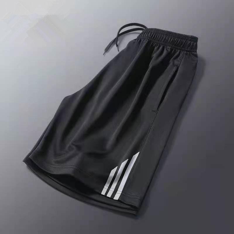 Sports Shorts Men's Running Summer Ice Silk Thin Quick-drying Basketball Loose Fitness Plus Size Casual Five-point Pants