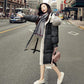 90% Velvet Ladies Down Jacket Winter Mid-length Warm Down Jacket White Duck Down Fox Fur Collar Coat