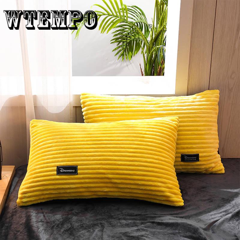 Wtempo Fleece Warm Winter Bedding Bed Duvet Cover Set Flannel Fleece Flat Sheet 4pcs Home Bedclothes