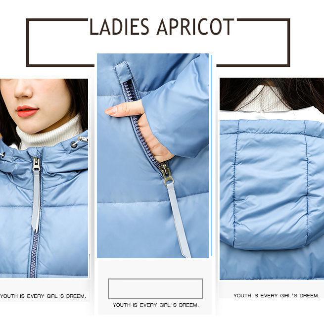 Women's Long Padded Coat Slim Slimming Thick Warm Winter Padded Jacket All-match Padded Jacket