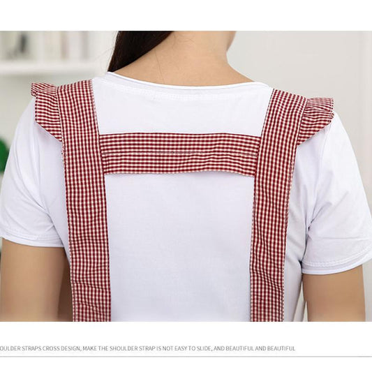 Apron Home Kitchen Waterproof, Oil-proof, Breathable and Comfortable Overalls Cute Japanese Men and Women Can Cook Around The Waist