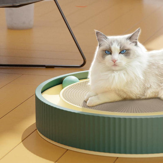 Cat Scratching Board Claw Grinder Cat Nest Claw Mat Not Drop Crumbs Corrugated Paper Cat Scratching Basin Vertical Cat Toy