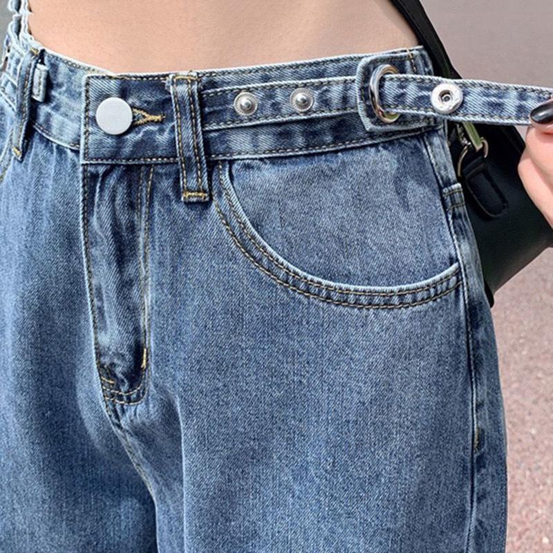 High Waist Straight and Loose Wide Leg Women's Jeans