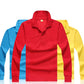 Solid Color Polo Shirt Lapel Long Sleeve T-shirt Pure Cotton Long Sleeve Can DIY Pattern