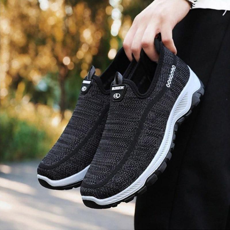 Men Shoes Casual Sports Shoes Light Weight Running Shoes Mesh Driving Shoes Breathable Sneakers