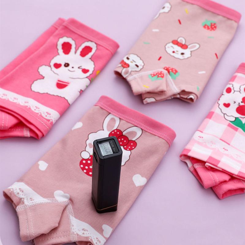 4 Pieces/Lot 2-14Y Children Underwear High Quality Cotton Girls Panties Cute Pattern Kids Boxer Briefs Child Soft Girl Pants