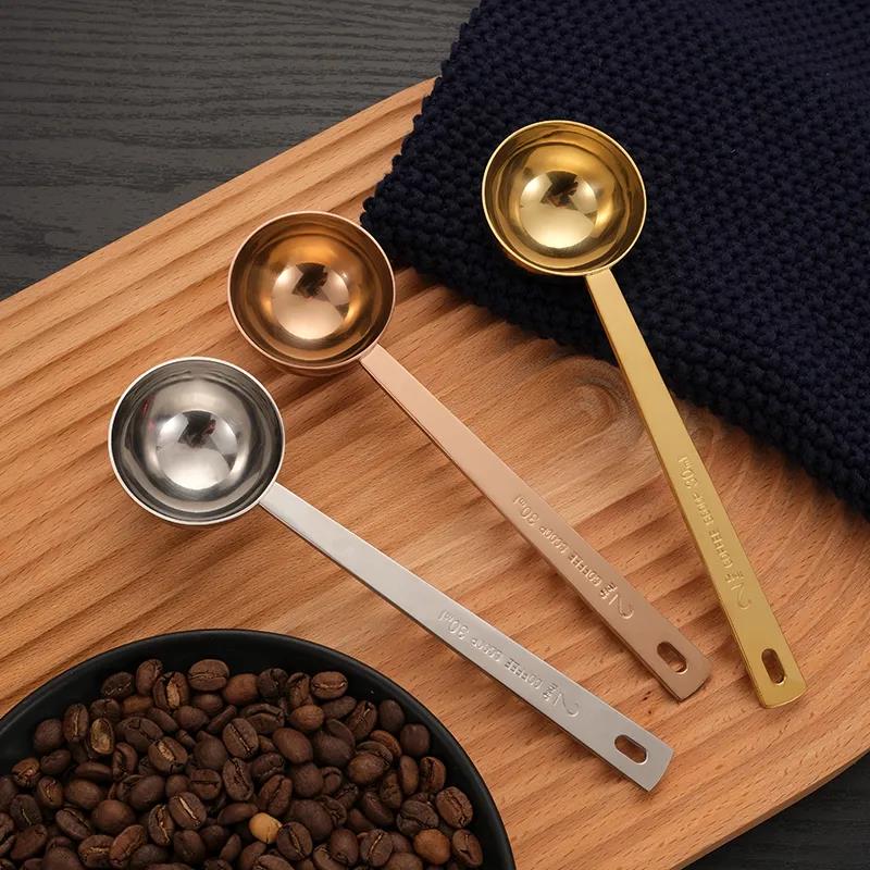 304 Stainless Steel Measuring Spoon Fruit Powder Spoon Coffee Measuring Spoon 15ml 30ml Kitchen Scale Measuring Spoon Milk Powder Spoon