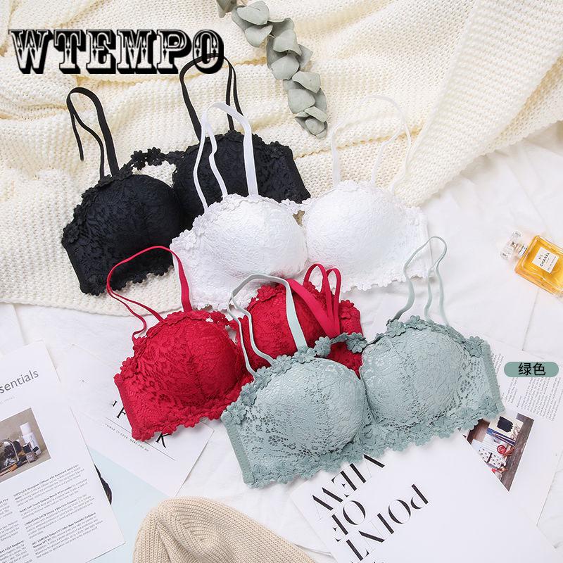 2019 Lace Bras for Women's Underwear Sexy Lingerie Super Push Up Brassiere Girl