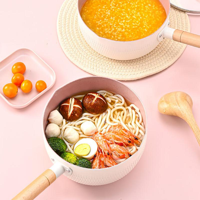 Japanese-style Snow Pan, Small Milk Pot, Non-stick Pot, Noodles, Instant Noodle Pot, Small Boiling Pot, Small Soup Pot, Household Gas Stove