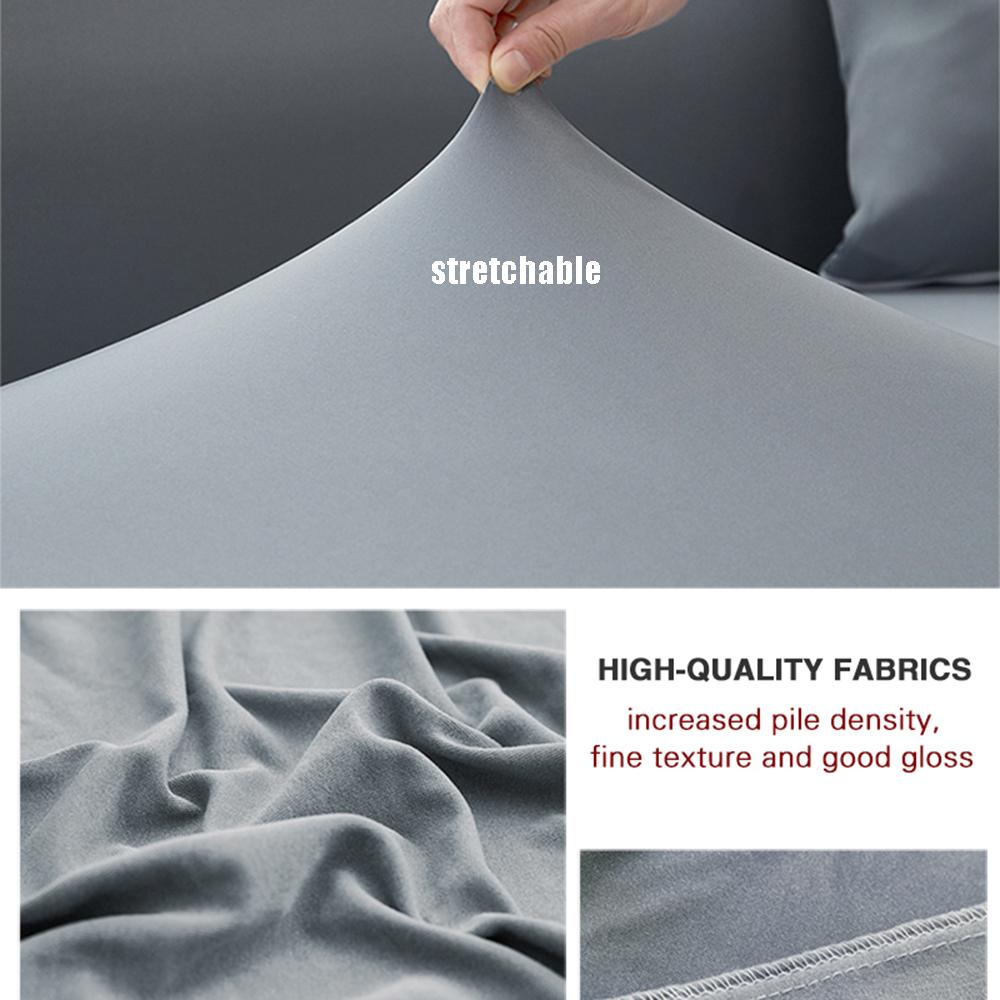 Solid Color Stretch Sofa Seat Cushion Cover Sofa Covers for Living Room Removable Elastic Seat Chair Cover Furniture Protector