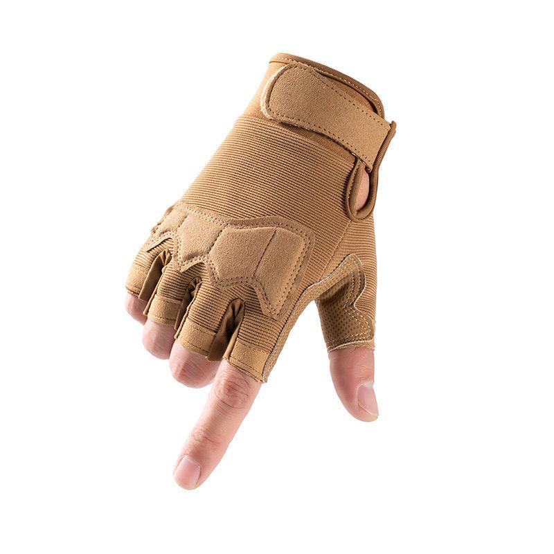 Sports Fitness Gloves Half-finger Men and Women Non-slip Anti-cutting Wear-resistant Equipment Training Tactical Special Forces Gloves