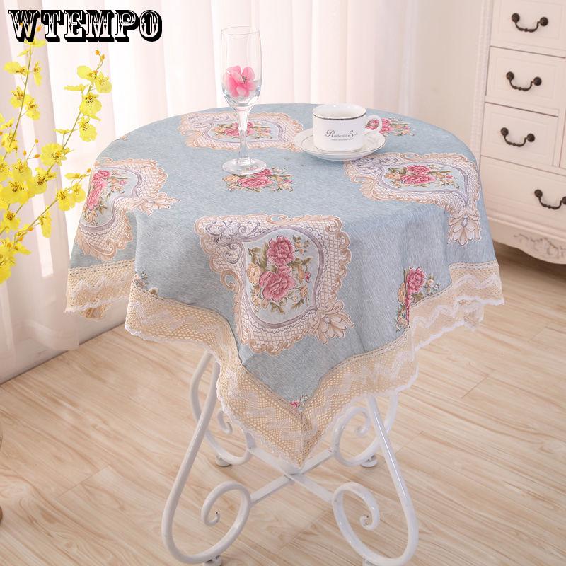 WTEMPO Hotel meeting room dust tablecloth printing oil-proof waterproof tablecloth