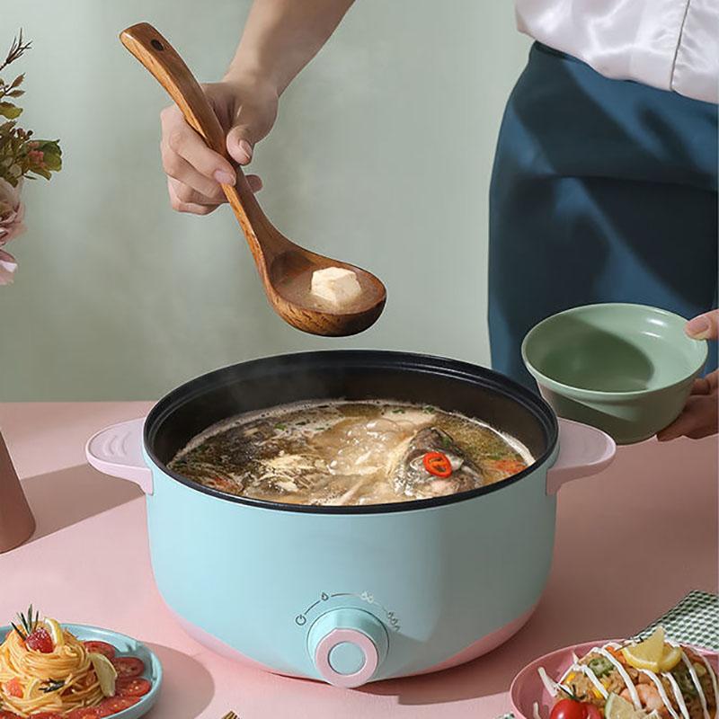 Electric Cooker Mini Electric Cooker Multi-function Electric Frying and Cooking Electric Cooker Non-stick Cooker Household Kitchen Utensils