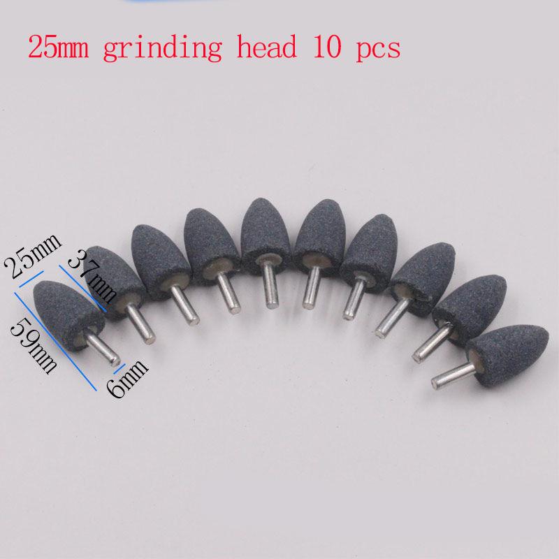 19 Style 5/10 Pcs 6mm Emery Grinding Head Set Grinding Wheel Grinding Head Mini Electric Grinding Grinding Head