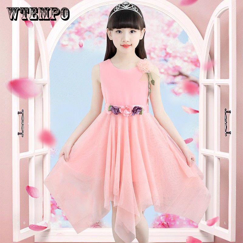 Formal Dress Infant Baby Baby Girl Kids Princess Party Tutu Bow Floral Petal Lace Tulle