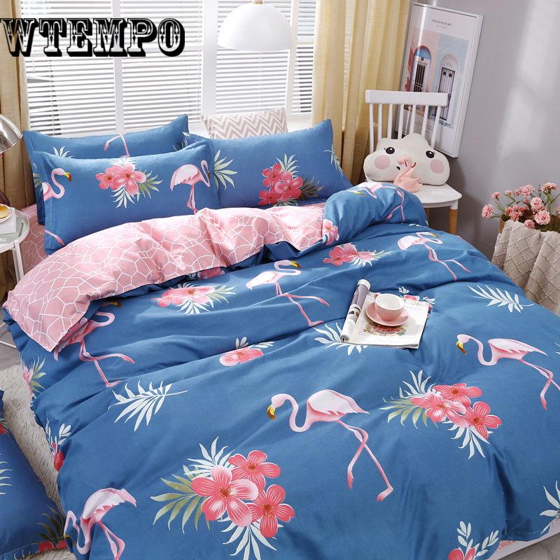 Bedding Set  Bed Linens 4pcs/set Duvet Cover Set European Style Bed Set Flower Bedclothes