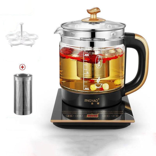 Fully Automatic Office Flower Tea Maker Household Small Electric Kettle Multifunctional Heat Preservation and Health Glass Teapot