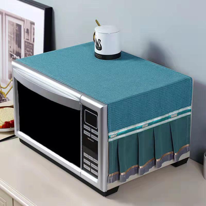 Oven Cover Microwave Oven Cover Cloth Cover Cover Oil-proof Refrigerator Cover Towel Microwave Cover Oven Cover Dust Cover