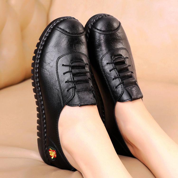 Spring Designer Shoes Woman Quality Leather Slip on Flats Shoes for Women Loafers Ladies Shoe