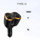 High Protection Digital Display Car Charger Fast Charging Adapter Cigarette Lighter Head Power Converter