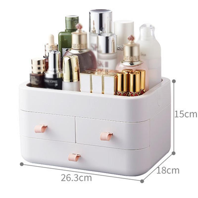 Large Capacity Cosmetic Storage Box Makeup Drawer Organizer Jewelry Nail Polish Makeup Container Desktop Sundries Storage Box