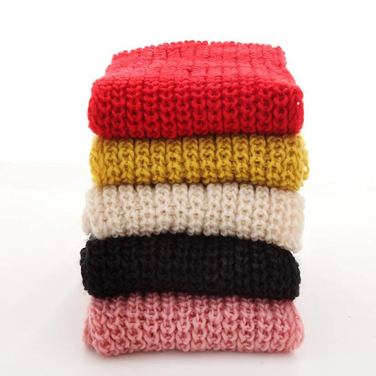 Solid Color Women Winter Warmer Cotton Knit Neck Circle Scarfs Shawl Wraps Loop Vogue