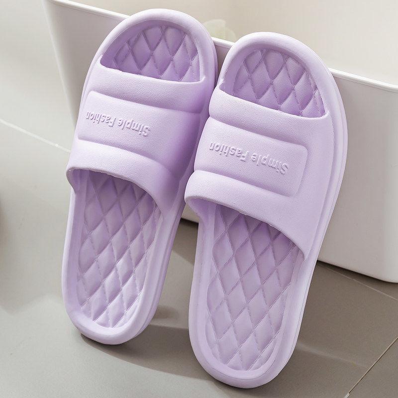 Sandals and Slippers Indoor Home Household Silent Bathroom Bathing Non-slip Soft Bottom Outer Slippers Light and Soft