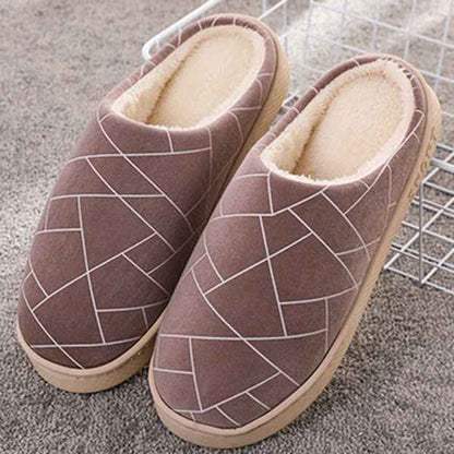 Winter Household Cotton Slippers Couple Slippers Indoor Warm Slippers Thick-soled Bag with Cotton Slippers