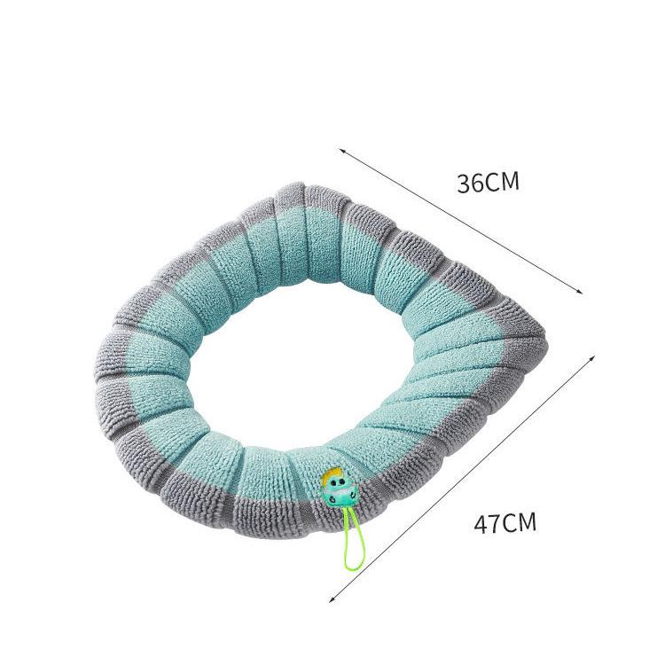 Pink Elongated Toilet Seat Cover Padded Toilet Seat Riser Colored Warm Universal Toilet Seat Cushion Bathroom Lavatory Cover Mat with Handle