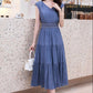 Vintage Long Sleeve Midi Dresses Autumn Winter Plus Size Solid Women Dress Elegant Party Vestidos