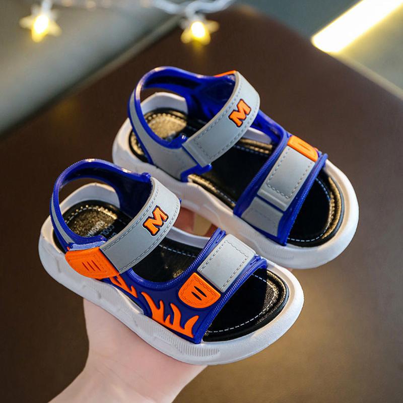 Boys Sandals Tide In Summer, Big Children's Soft-soled Non-slip Children's Children's Baby Boys Beach Shoes