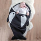 6 Colors Baby Sleeping Bag Cute Cartoon Shark Babies Sleep Bag Soft Thick Blanket Shark Babies Newborn Infant Kids Warm Swaddle