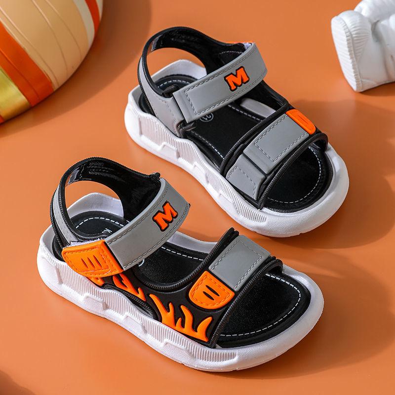 Boy's Sandals In Summer Big Children's Boys Soft-soled Non-slip Children's Baby Shoes Children's Beach Shoes