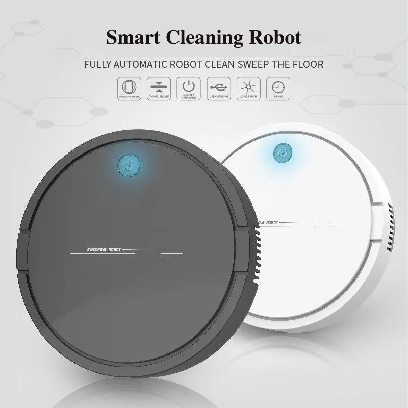 Fully Automatic Rechargeable Sweeping Robot Household Mute Mopping and Mopping Machine Suction and Mopping Two-in-one Vacuum Cleaner