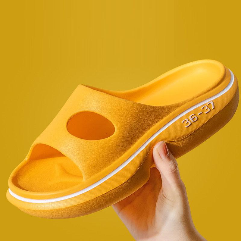 EVA Slippers Women Line Soft and Light Trend Outdoor Beach Slippers Home Bathroom Anti-slip Earthquake Couple Slippers