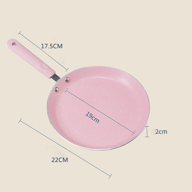 Non-stick Flat Pan Pancake Steak Frying Pan Breakfast Pancake Pan with Special Omelette for Melaleuca Cake Crust