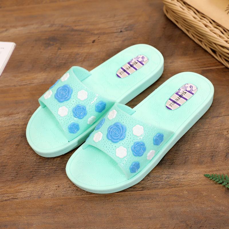 Bathroom Slippers Home Indoor Non-slip Thick-soled Soft-soled Sandals Indoor and Outdoor Wearable Summer Sandals Ladies Soft-soled Shoes