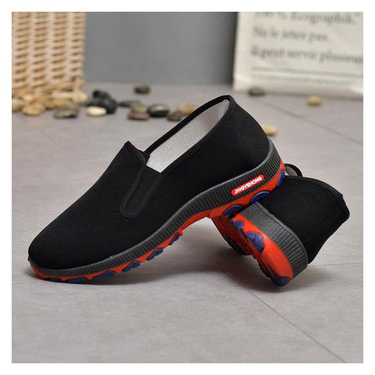 Cloth Single Shoes Breathable and Comfortable Men's Sports Shoes Non-slip Casual Work Shoes