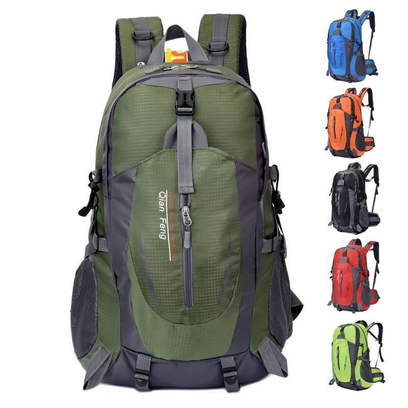 Ultralight Outdoor Mountaineering Bag 40L Men and Women Shoulders Fashion Student School Bag Multifunctional Travel Trekking Backpack