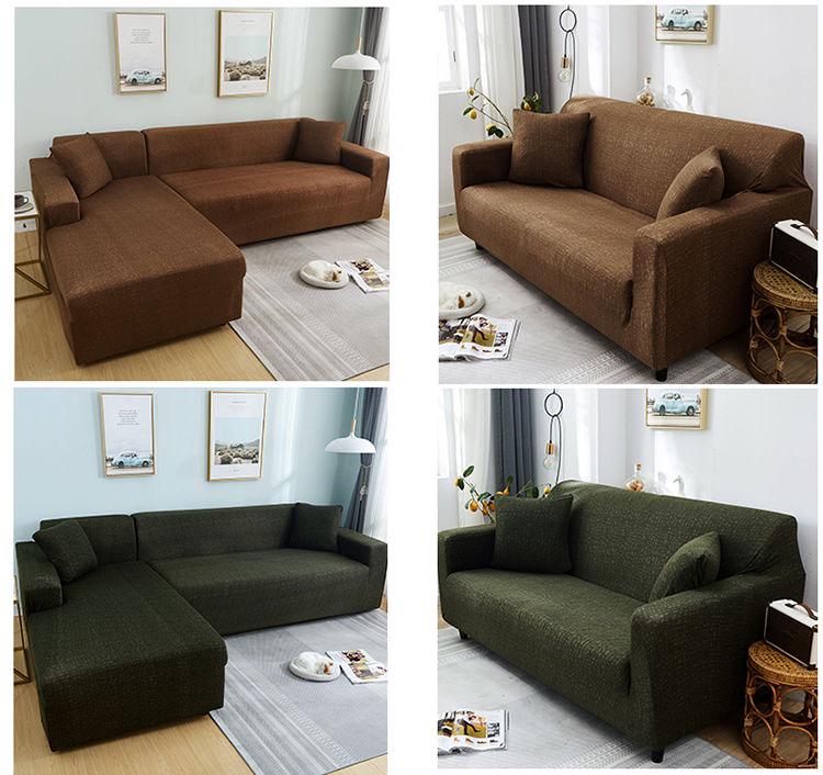 Cross Pattern Elastic Sofa Cover Stretch All-inclusive Magic Sofa Covers for Living Room Couch Cover Loveseat Sofa Slipcovers