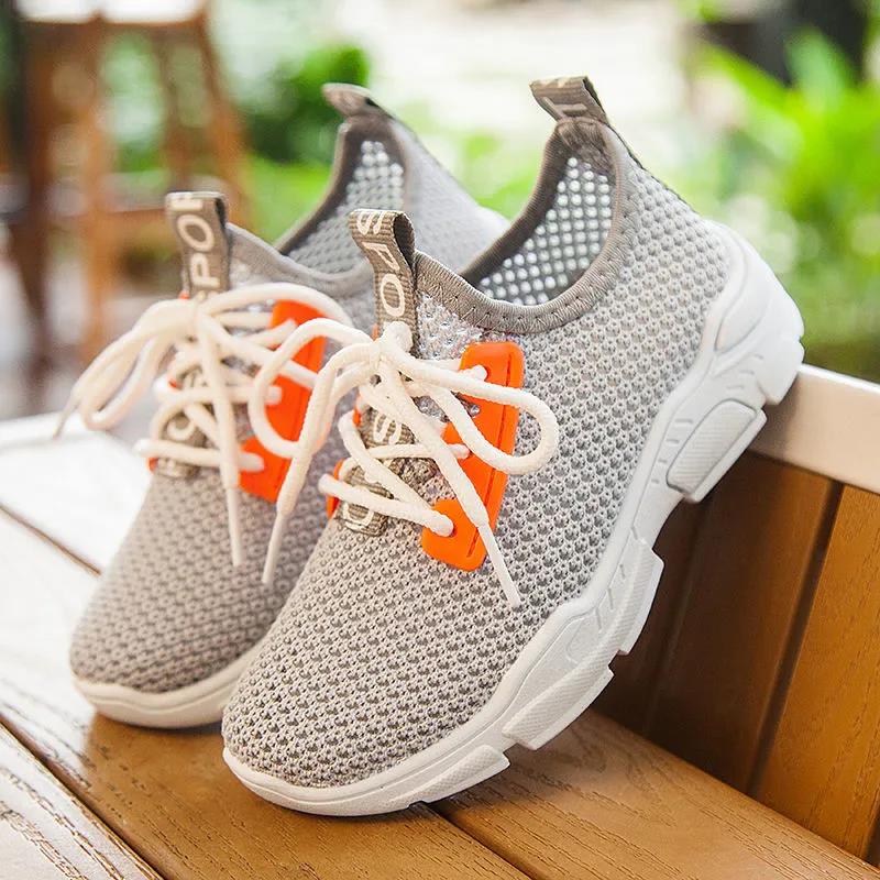 Summer Children's Sneakers Breathable Casual Sports Shoes White Shoes Soft Bottom Men's and Women's Children's Shoes