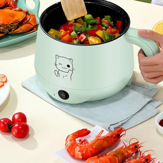 Multifunctional Pot Home Dormitory Bedroom Artifact Noodle Cooking Pot Small Mini Electric Pot Electric Boiling Pot