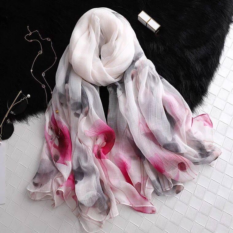 Scarves Women Thin Rural Style Sunscreen Scarf Summer Beach Shawl Wrap