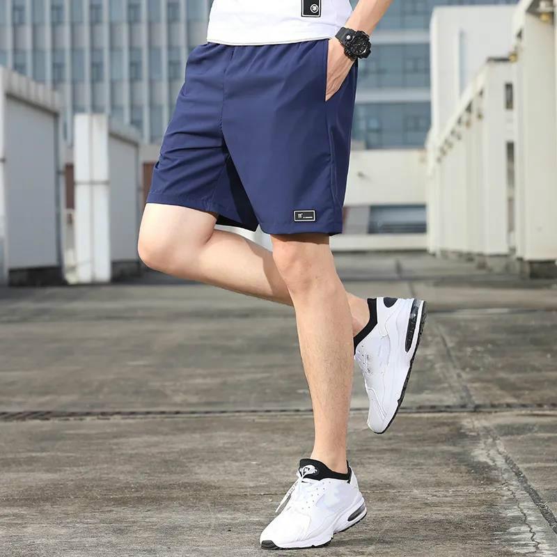 Shorts Men's Summer Ice Silk Sports and Leisure Five-point Loose Big Pants Thin Beach Pants