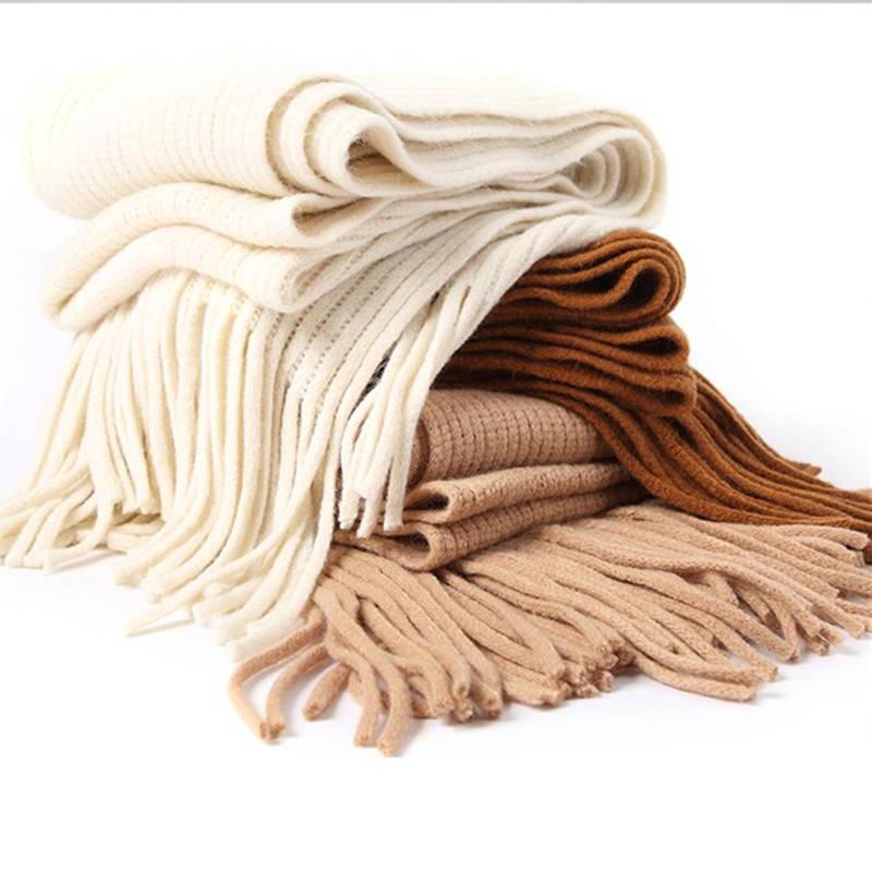 Warm Accessories Women Men Infinity Shawl Knitted Neck Warmer Scarf