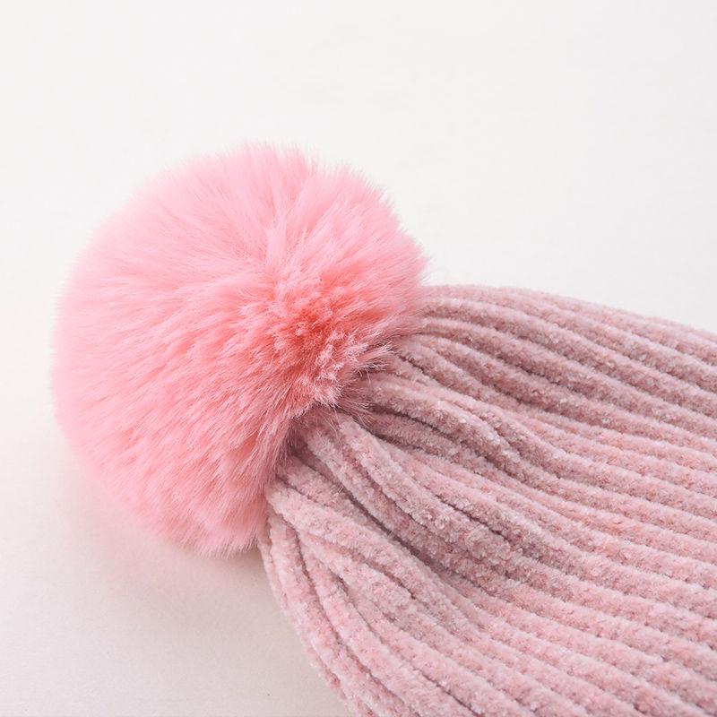 Woman hat Plush Cotton hat Trendy wild hat Windproof hat Autumn winter Warm hat Thick hat Fashion