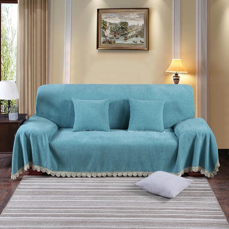 1 Pcs Four Seasons Sofa Cover Anti-skid Couch Towel  General Plush Backrest Armrest Slipcover Sofa Protective Cover Sofa Blanket Dustproof Cloth