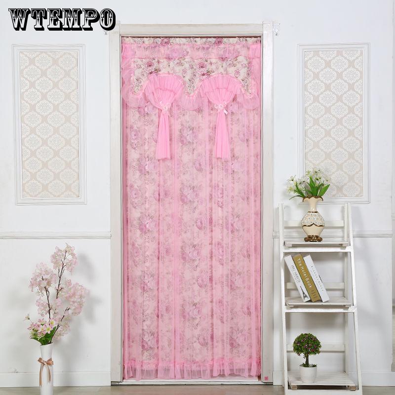 WTEMPO lace fashion Cloth curtains mosquito screen curtain bedroom lace encryption curtain